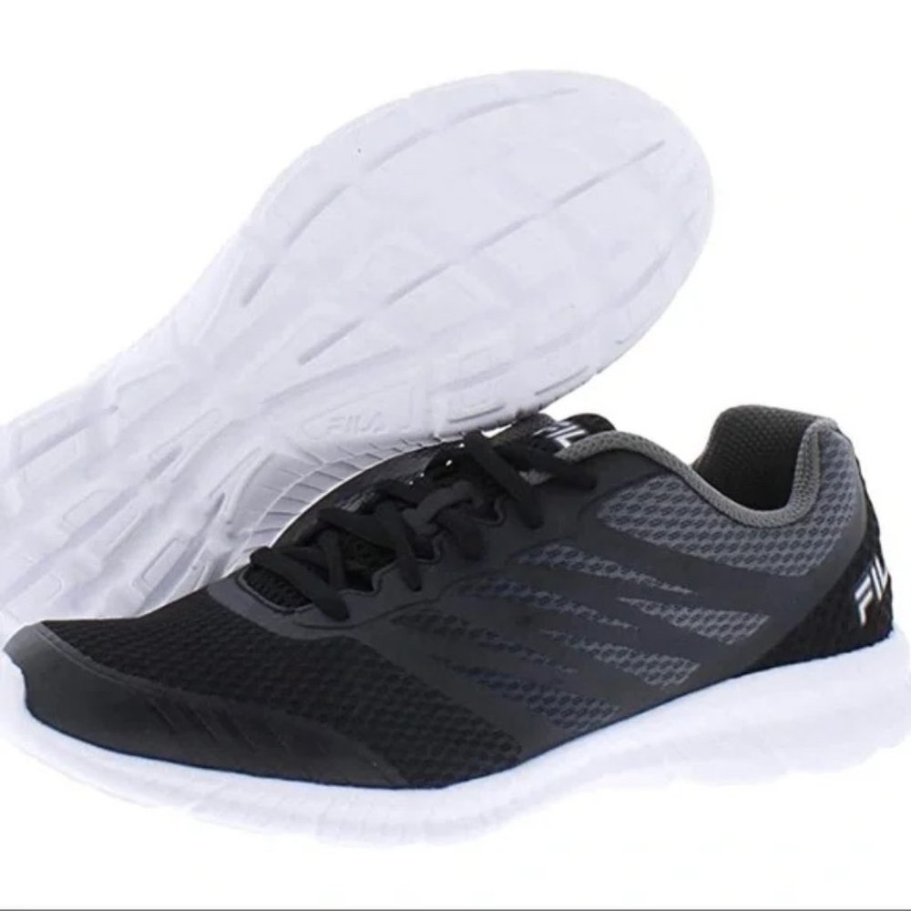New FILA Memory Fantom 3 Men’s Lightweight Black & White Retro Running Sneakers